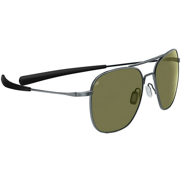 7978 Hematite Frame w/ Polarized 555NM Lens Serengeti Aerial Sunglasses Sh